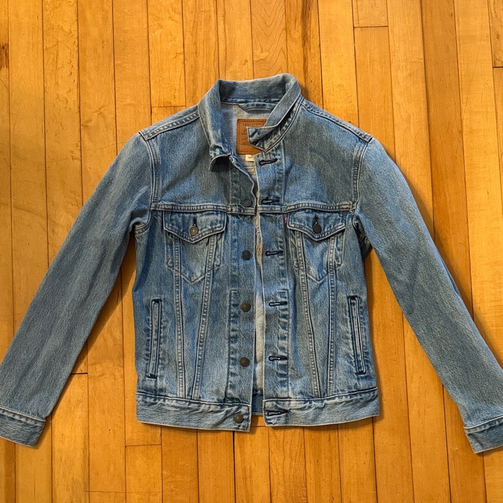 Levi's Light Blue Denim Jacket with Embroidery